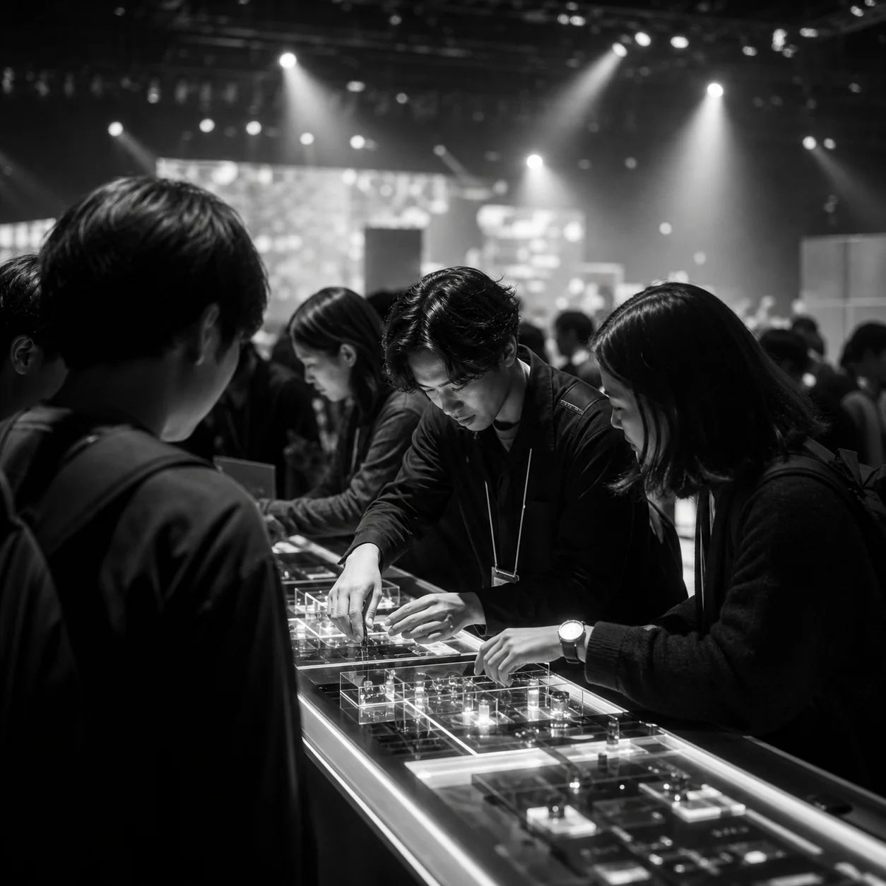 イベント会場での行動喚起