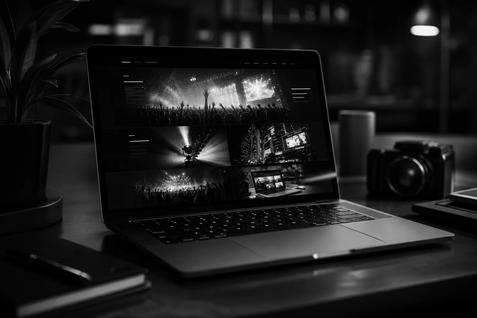 Webサイト制作の作業風景